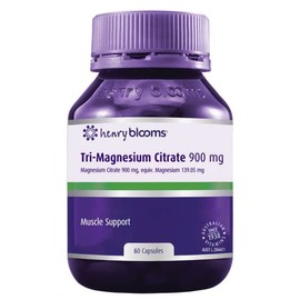 Henry Blooms Buy Henry Blooms Tri Magnesium Citrate 900mg 60 Capsules Online
