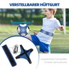 Fußball Kick Throw Trainer Trainingsgeräte - Einstellbare Tritttrainer für Fussball,