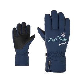 Ziener Children's LAILLA Ski Gloves / Winter Sports | Waterproof, PFC Free, Dark Navy, 6.5