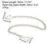 sourcing map Toilet Flappers Chain, 30cm Toilet Handle Lever Lift