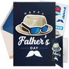 Decorably Happy Fathers Day Card Set with Hat & Sunglasses
