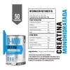 Creatina Suplemento Monohidratada D-mon 250g 50 Servicios Natural