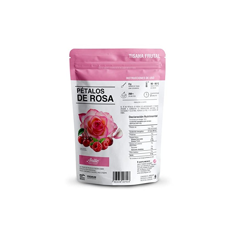 Anite Pétalos de Rosa Bolsa 250 gr Tisana Frutal Gourmet