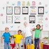 Zonon 45 Pcs Reading Classroom Decorations Reading Bulletin Board Poster