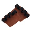 Sosoport Grip Pads for Weightlifting Durable Fake Leather Workout Gloves