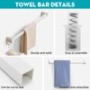 IWIWE 24 Inch Towel Bar Replacement Rod for Ceramic Holder