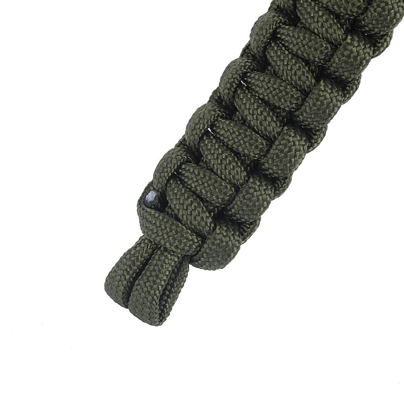 EVTSCAN 550 Paracord Woven Survival Bracelet Stainless Steel Buckle Kit