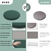 Yaspetala Dark Green 15 Inch 2 Pack Round Memory Foam