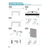MYshade Cordless 1" Cellular Shades Accessories Mounting Brackets Window Shades