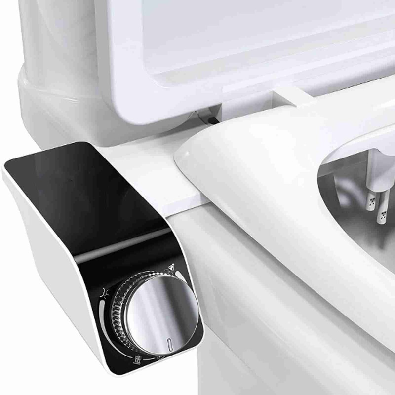 Bidet Toilet Seat Attachment NonElectric Dual Nozzle Adjustable Pressure SelfCleaning(G9/16