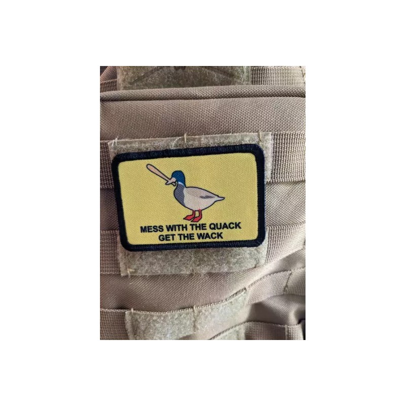 Mess with the quack get the wack Gadsden flag duck