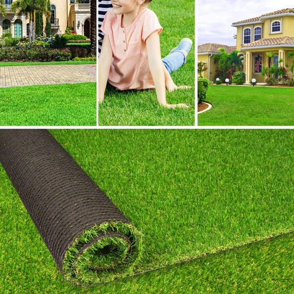 Artificial Grass Fake Grass Lawn Turf 4 ft x 12