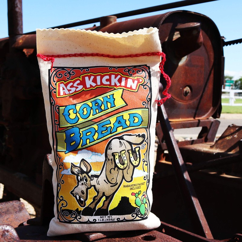 ASS KICKIN' Corn Bread Mix - 6 Pack - Premium