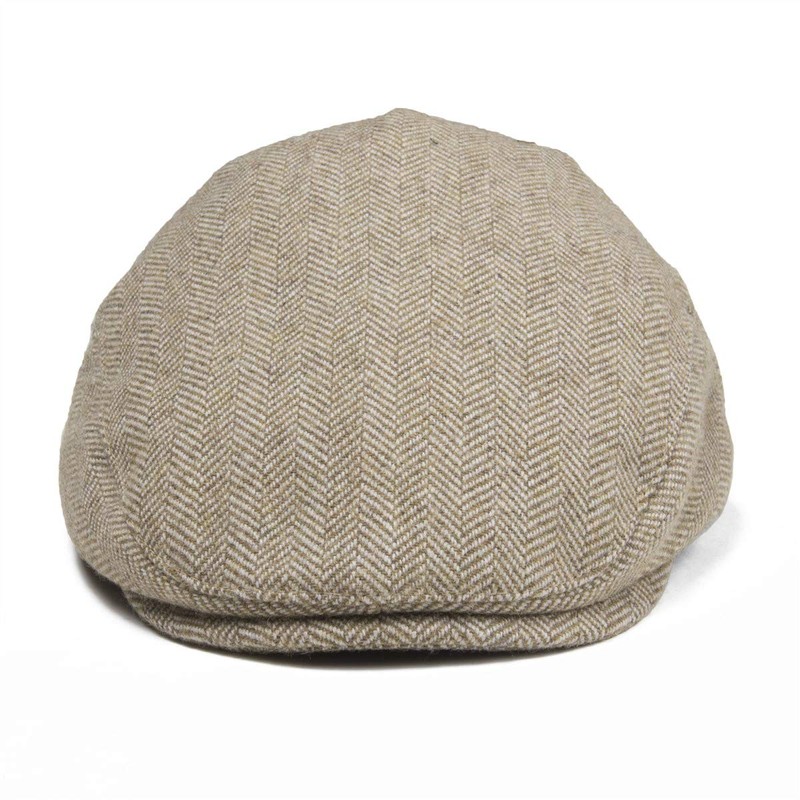 JANGOUL - Gorro de Boina de Tweed de Lana para