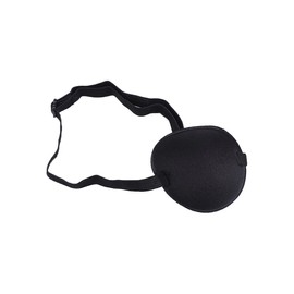New 1/2PCS Eye Patch Eye Shade Concave Washable Adjustable Strap Black