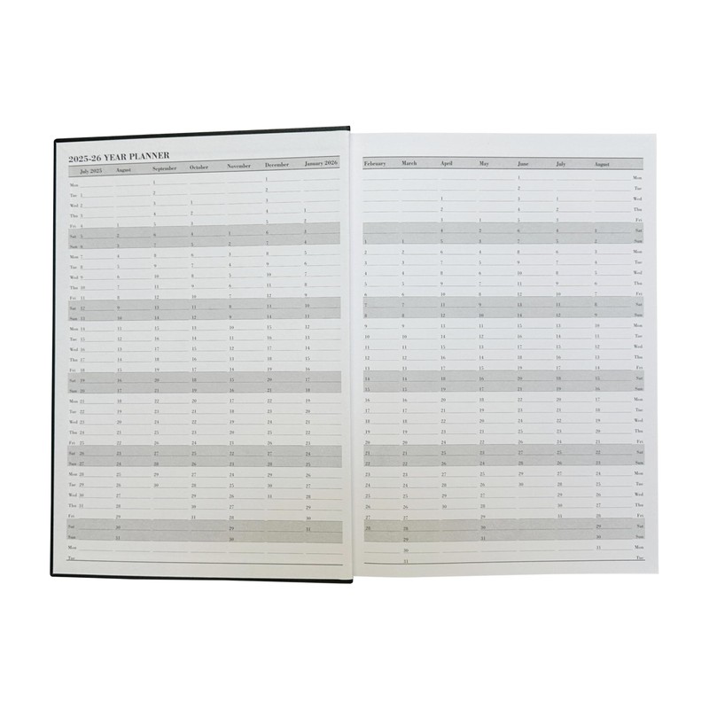 2025-2026 Academic Diary A5 Day a Page Appointment Mid Year