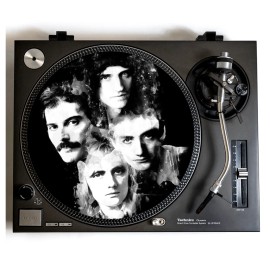 Unbranded QUEEN Turntable Slipmat for Vinyl Records 12" DJ Slip Mat Platter record player