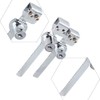2 Set Sliding Door Ratchet Locks Cabinet Door Locks Display