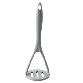 ABOOFAN Potato Masher, Silicone Manual Masher Nonstick Pumpkin Ricer Press Mashed Mud Crusher Kitchen Tools for Bean Root Vegetables Fruits Baby Food Avocado Garlic Grey
