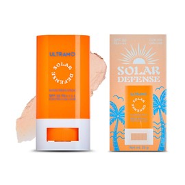 ULTRAMO Protector Solar en Barra, Bloqueador en FPS 50+, Protección UV e Hidratacion, Natural para Todo Tipo de Piel, BloqueadorSolar en Barra Solido en Tamaño de Viaje