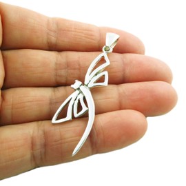 The Mexican Collection Sterling Silver Dragonfly Pendant Jewellery