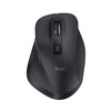 Trust Fyda Aufladbare Kabellose Maus Bluetooth + 2.4GHz, Ergonomische Daumenauflage,