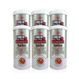Tenten Nutrition Strawberry Flavor Multivitamin Chew Tablets 600 Tablets Kids and Youth Chewable Vitamins / 텐텐 영양제 딸기맛 멀티비타민 츄정 600정 키즈 청소년 츄어블 비타민