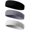 Headband, Sweatband, Cotton Material, Breathable, Stretchy, Sweat Absorbent, Quick Drying,
