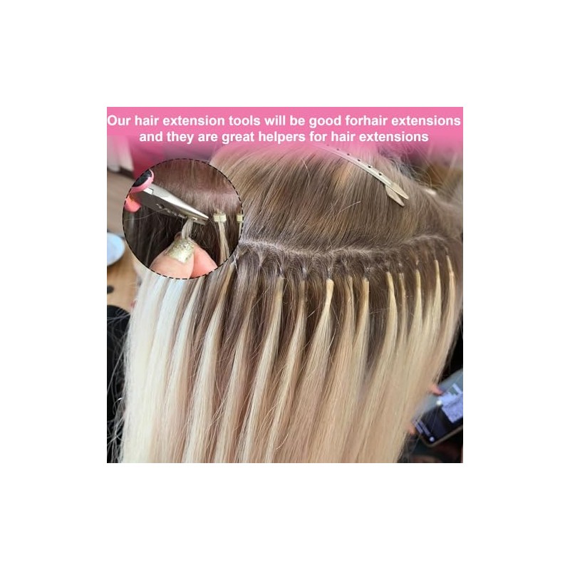 3Pcs Professional Nano Hair Extension Tools Kit – Includes 1