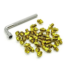 ONIPAX Bicycle Pedal Bolts M4x7mm 40pcs/Bag with 1 Wrench
