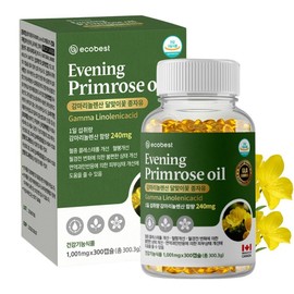 Gamma-linolenic acid Evening Primrose Oil, 1 unit, 300 tablets / 감마리놀렌산 달맞이꽃 종자유 오일 Evening Primrose Oil, 1개, 300정