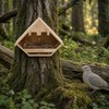 RIJATRAGAR Cedar Dove Nesting Box for Outside, Wooden Open Pigeon