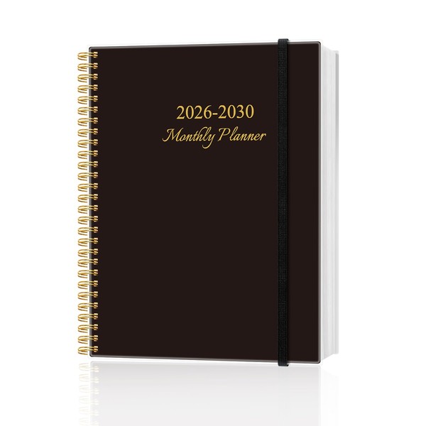 2026-2030 Monthly Planner, Five Years Calendar from September 2025 -