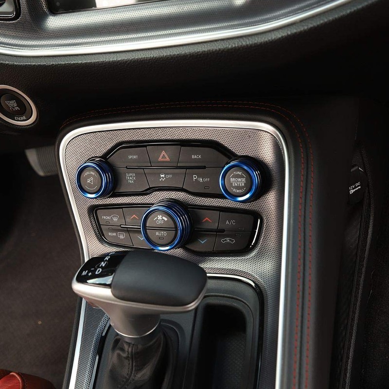 Keptrim AC Knobs Air Conditioner Switch Button for 2015-2020 Dodge