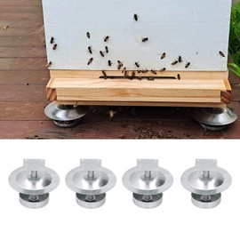 Set of 4 beehive anti-tool proof beehive feet stainless steel beehive stand with easy to use design for beekeepers