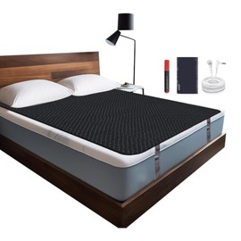 NIULAFR Grounding Mat for Bed, King Size Earth Connected Conductive Grounding Mattress Pad for Better Sleep, Reduce Stress, Improve Health