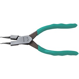 TRUSCO(トラスコ) スナップリングプライヤー 孔用 Φ1.0 曲爪50型 50-1B