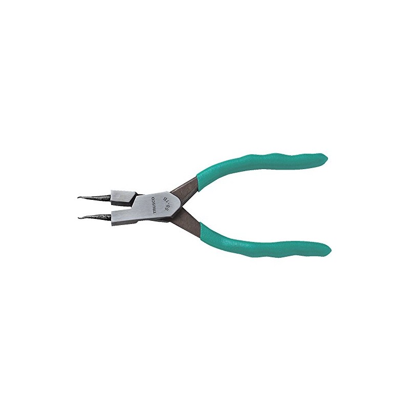 TRUSCO(トラスコ) スナップリングプライヤー 孔用 Φ1.0 曲爪50型 50-1B