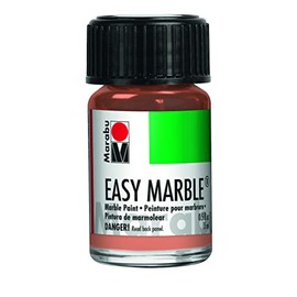 Marabu Easy Marble Paint - Rosewood - Infuse Your Creations with the Warmth, Elegance, and Timeless Appeal of Natural Beauty - 15ml