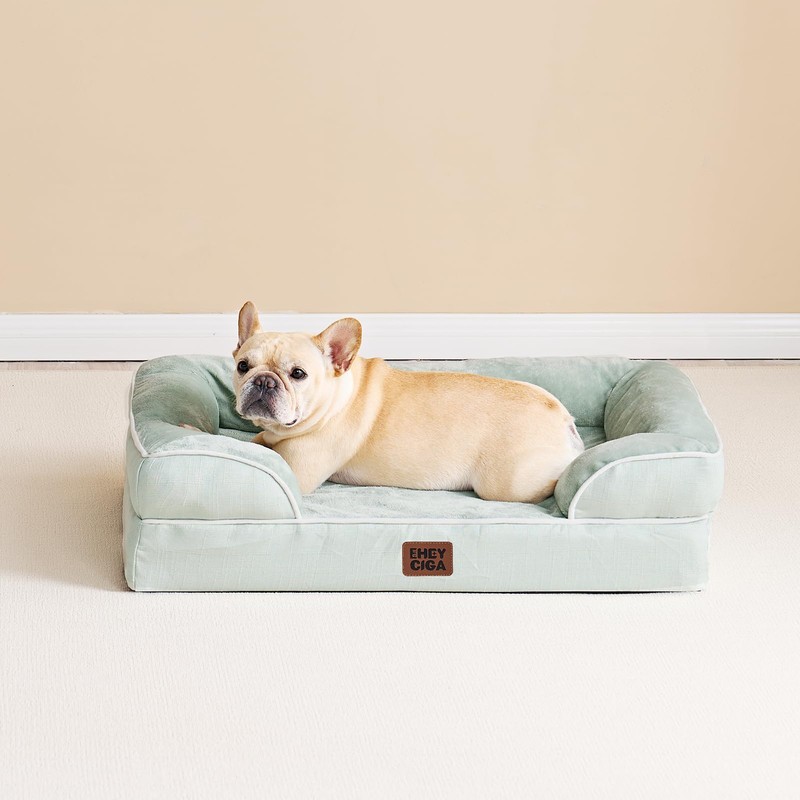 EHEYCIGA Orthopedic Dog Bed for Small Dogs, Waterproof Memory Foam