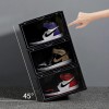Case Foldable Shoe Box Clear Storage Case Sneaker Container Organizer