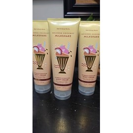 3 Whipped Coconut Milk shake Ultimate Hydration bath & Body Cream 8 oz