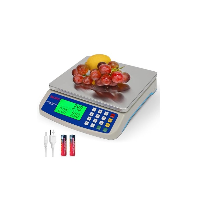 Large Digital Kitchen Scale 30KG Commercial Food Scale 66LB for