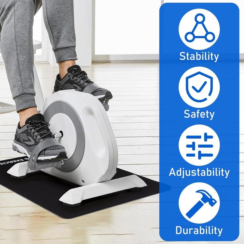 Non-Slip Workout Mat for Ellipse Leg Exerciser, Electric Seated Foot