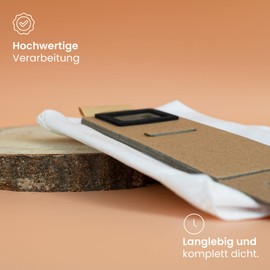 BiOHY Dust bag for Roborock S7 & S8 series (Set of 3) | S7, S7 MaxV & S8 | Interchangeable Bag for Automatic Drain Stations | Mop robot accessories | Spare parts for the original (Staubbeutel S7)