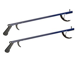Cubii Health Reacher, Blue, 26 Inch, Reacher Tool, Lightweight Trash Picker Grabber & Garden Nabber, Handy Aluminum Picker Up Tool & Reaching Claw, Portable Reaching Assist & Dressing Tool, 2/PK
