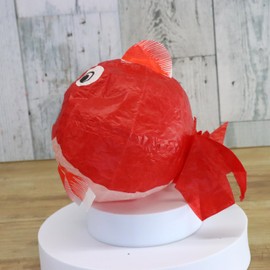 Traditional Paper Balloons, Goldfish, No. 5 (Diameter 6.7 inches (17 cm), Set of 5