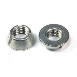 Trident 5pcs 1/2-13 Tri-Groove Tamper Proof Security Nuts Zamak 5 Zinc Anti-Theft