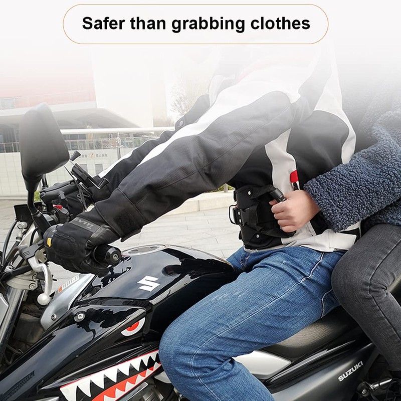 Powerful Motorcycle Pillion Grab Handle, No Slip Motorcycle Scooter Passenger