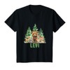 Kids Woodland Forest Animals Bear Deer LEVI T-Shirt
